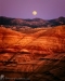 Moonrise Painted Hills