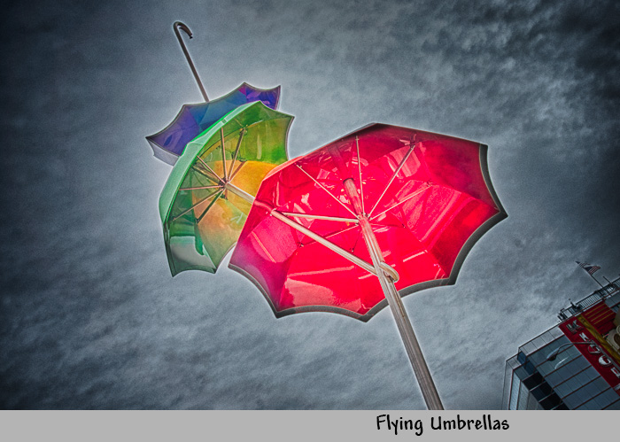 Flying Umbrellas